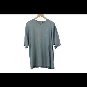 Vintage Nike 90s Beautifully Thrashed Faded Blue Shirt 2XL